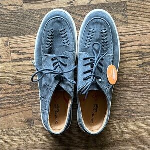 Comfortiva Women's Blue Suede Flats